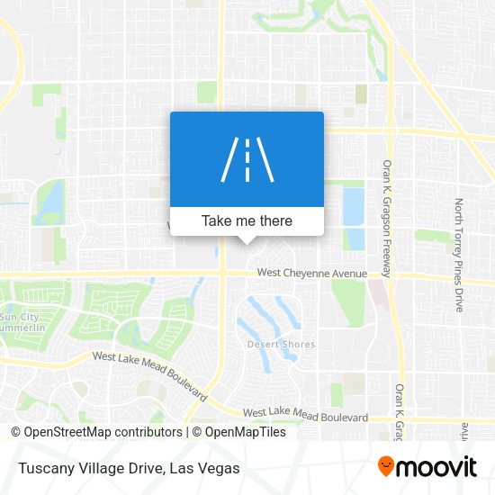 Mapa de Tuscany Village Drive