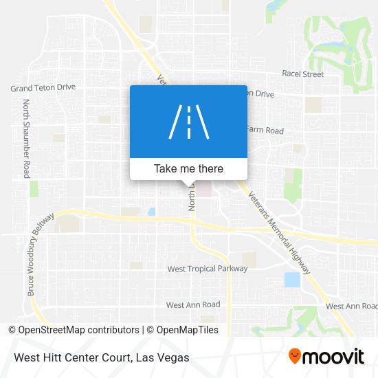 West Hitt Center Court map