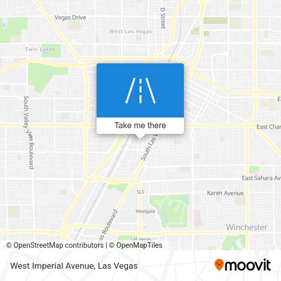 West Imperial Avenue map