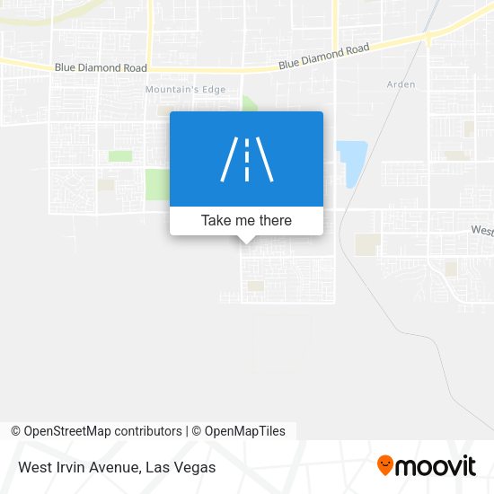 West Irvin Avenue map