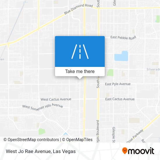 Mapa de West Jo Rae Avenue