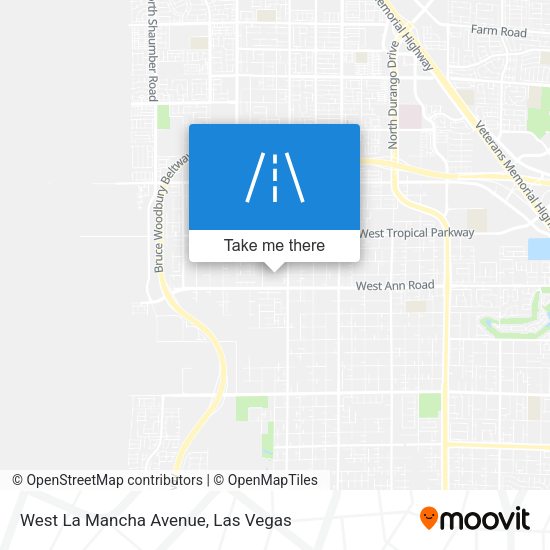 West La Mancha Avenue map