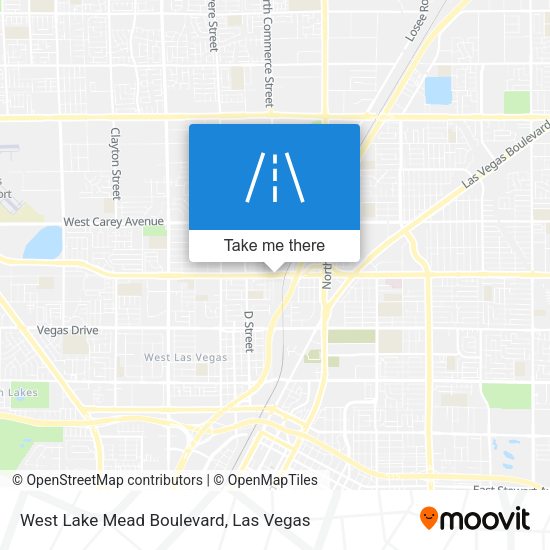 Mapa de West Lake Mead Boulevard