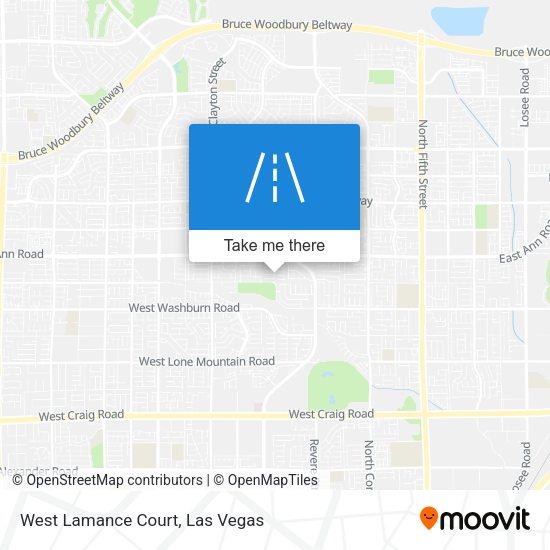 West Lamance Court map