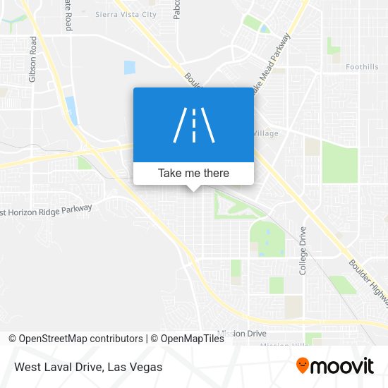West Laval Drive map