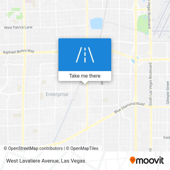 Mapa de West Lavaliere Avenue