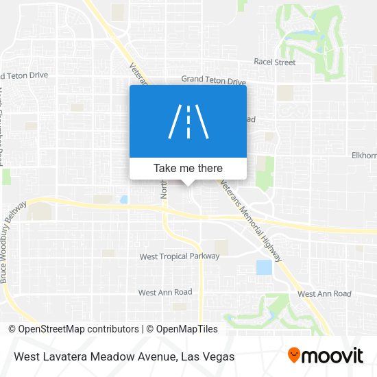 Mapa de West Lavatera Meadow Avenue