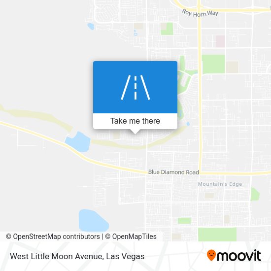 Mapa de West Little Moon Avenue
