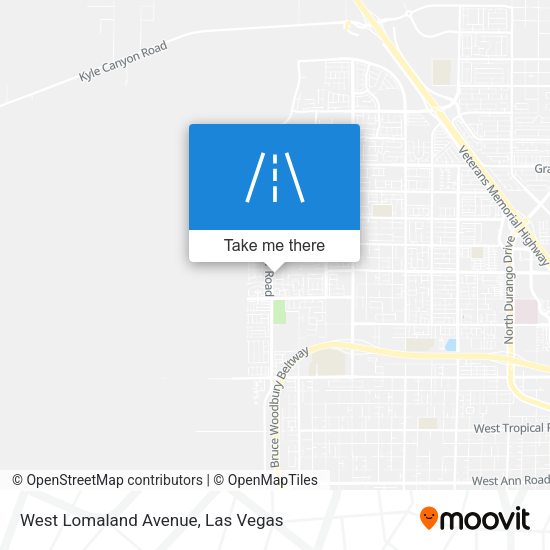 West Lomaland Avenue map
