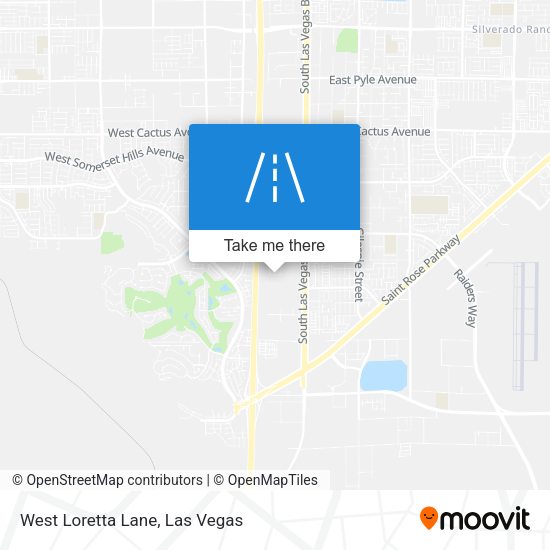 West Loretta Lane map