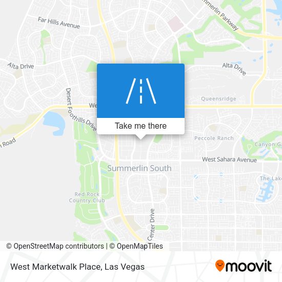 Mapa de West Marketwalk Place