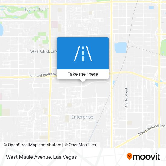 West Maule Avenue map