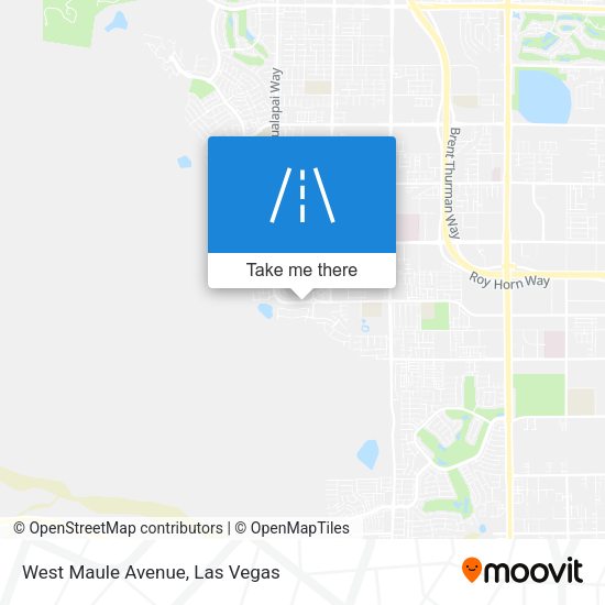 West Maule Avenue map