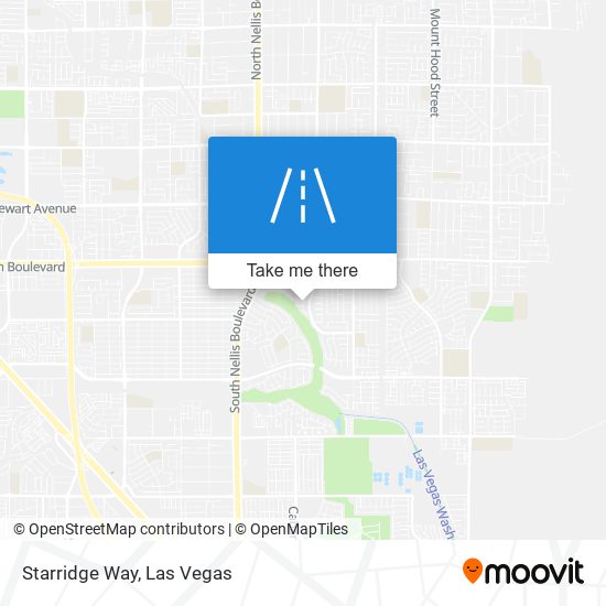 Starridge Way map