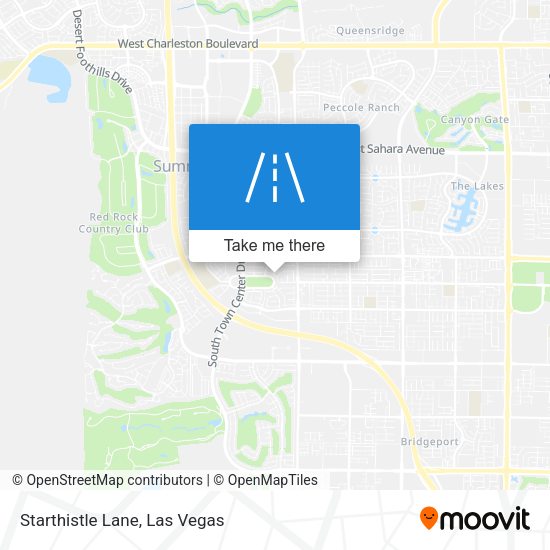 Mapa de Starthistle Lane