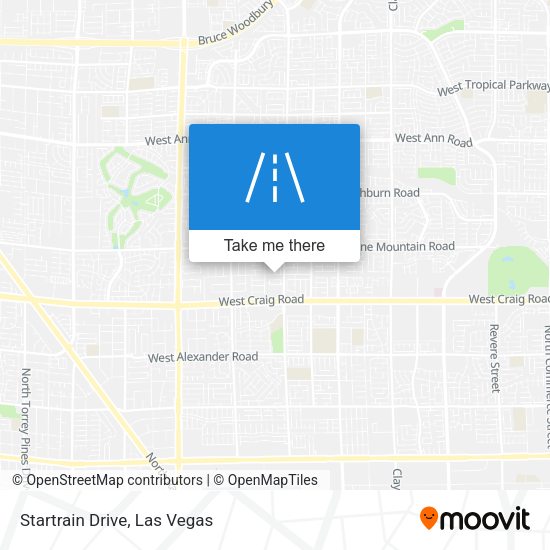 Mapa de Startrain Drive