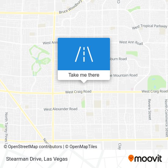 Mapa de Stearman Drive