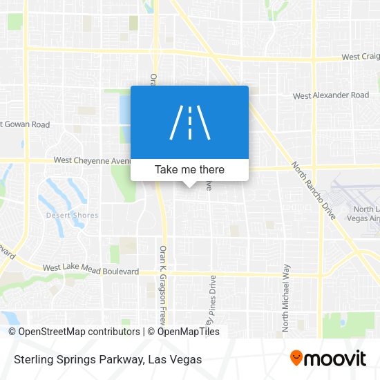Mapa de Sterling Springs Parkway