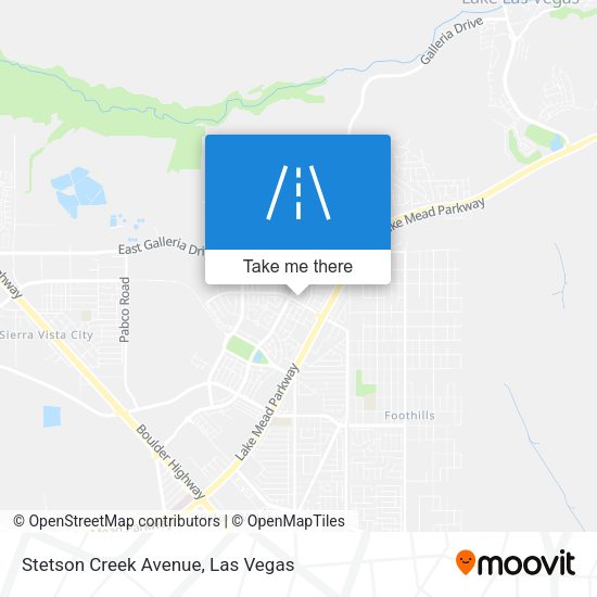 Stetson Creek Avenue map