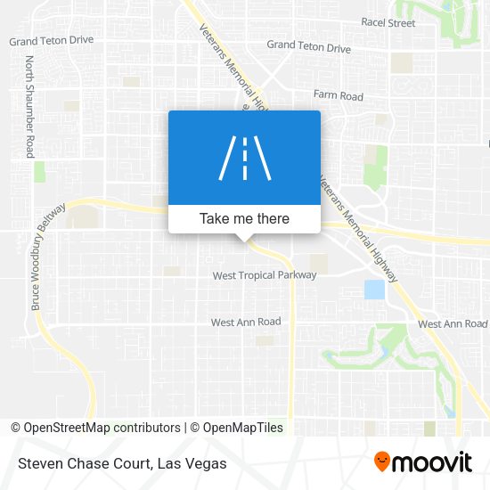 Steven Chase Court map