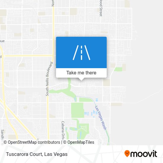 Tuscarora Court map