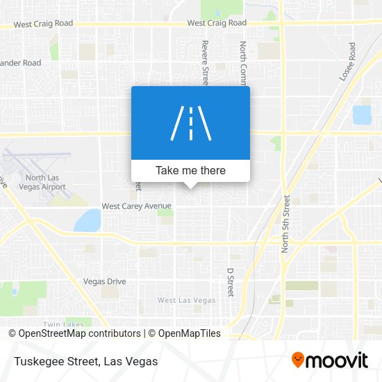 Mapa de Tuskegee Street