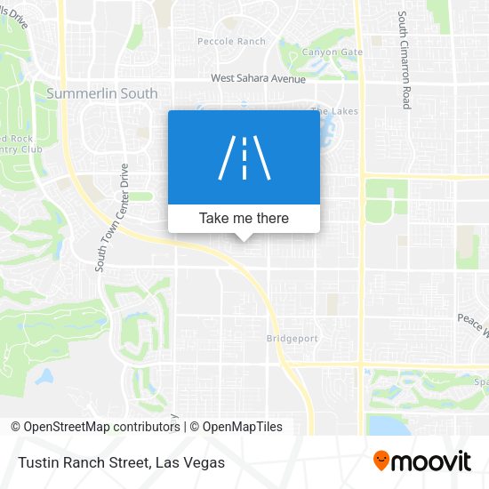 Mapa de Tustin Ranch Street