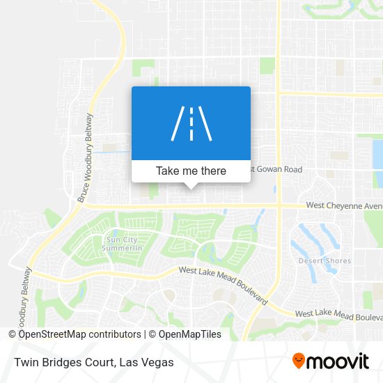 Twin Bridges Court map