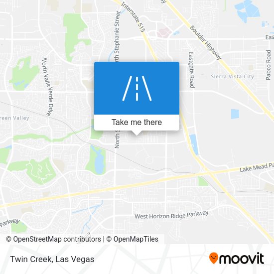 Mapa de Twin Creek