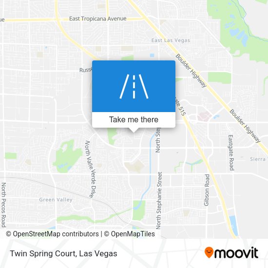 Mapa de Twin Spring Court
