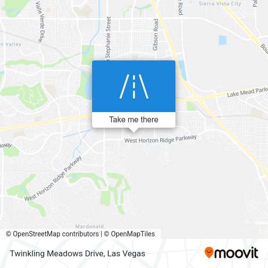 Twinkling Meadows Drive map