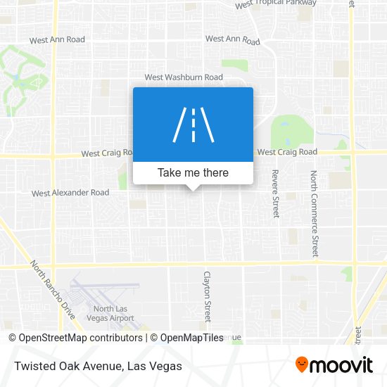 Mapa de Twisted Oak Avenue