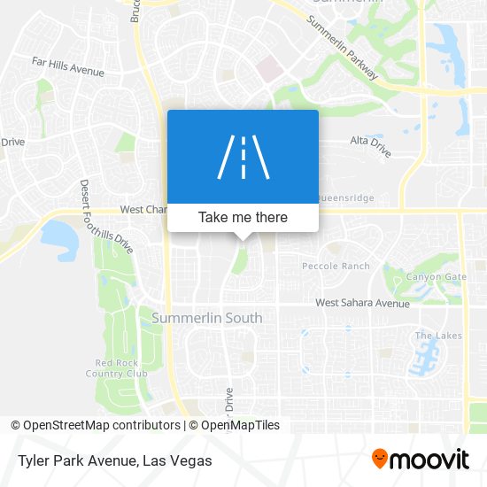 Tyler Park Avenue map