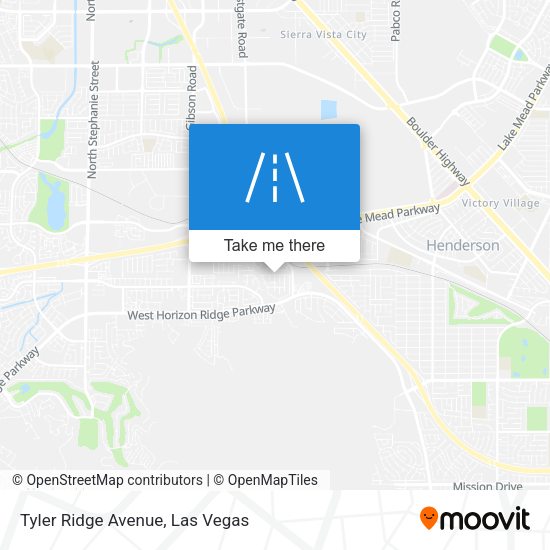 Mapa de Tyler Ridge Avenue