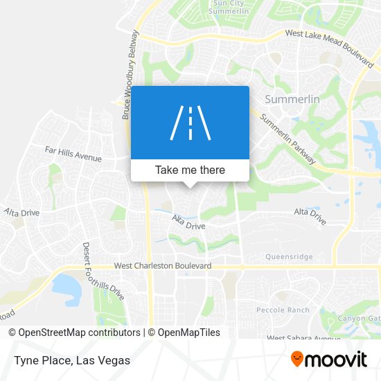 Mapa de Tyne Place