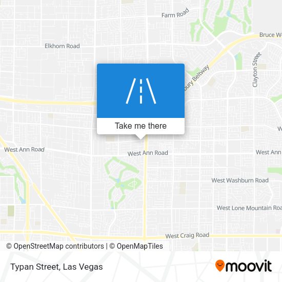 Mapa de Typan Street