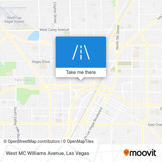 Mapa de West MC Williams Avenue