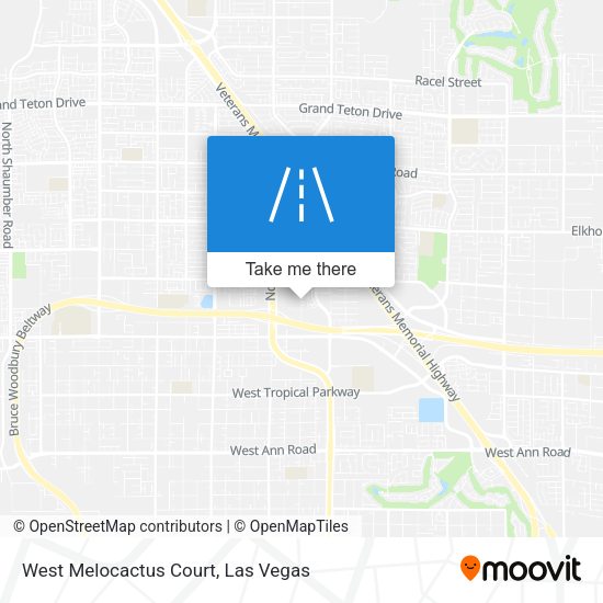 West Melocactus Court map