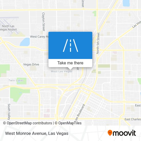 West Monroe Avenue map