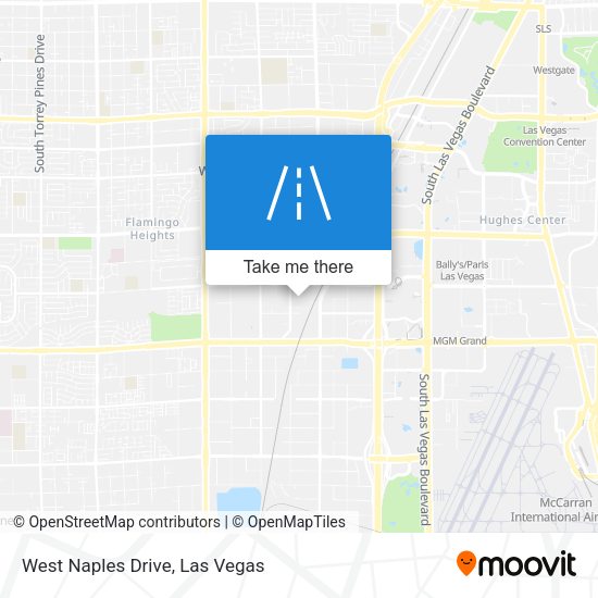 West Naples Drive map