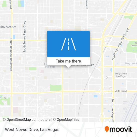 Mapa de West Nevso Drive