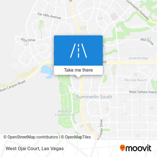 Mapa de West Ojai Court