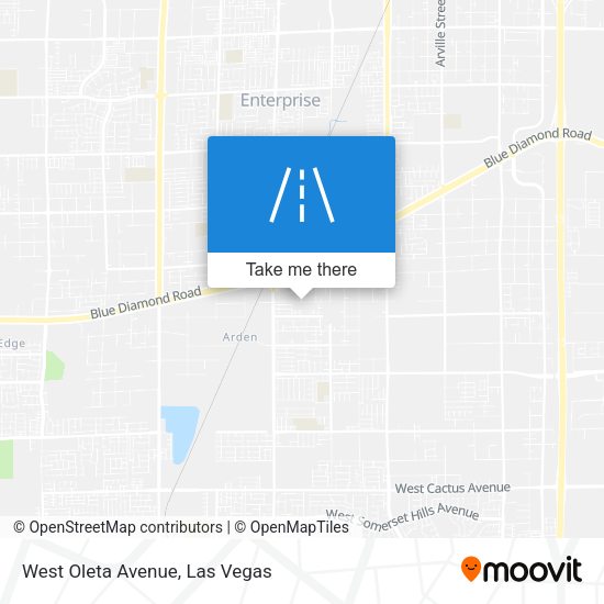 West Oleta Avenue map