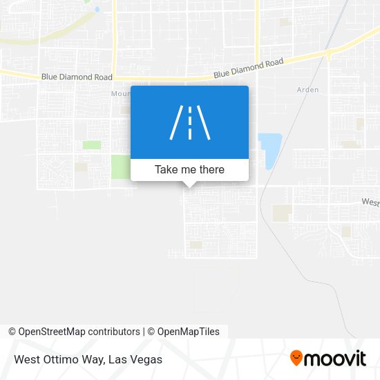 West Ottimo Way map