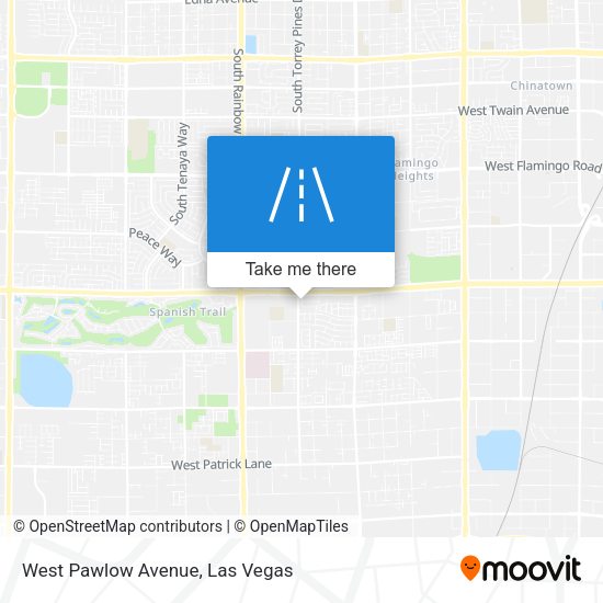 West Pawlow Avenue map
