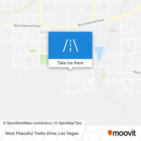 Mapa de West Peaceful Trellis Drive