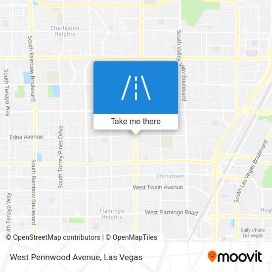 Mapa de West Pennwood Avenue