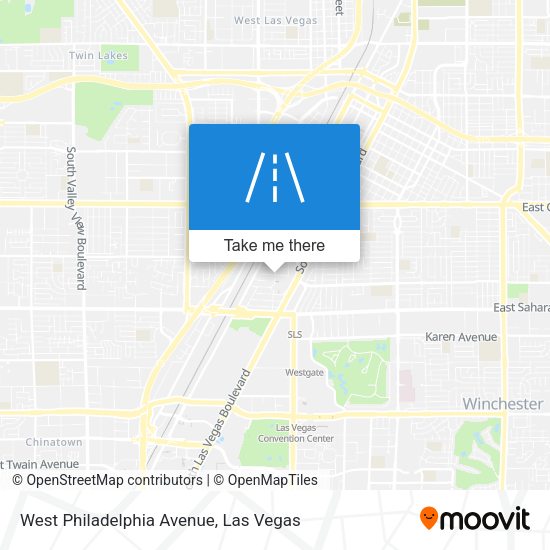 Mapa de West Philadelphia Avenue