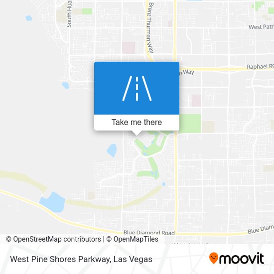 West Pine Shores Parkway map
