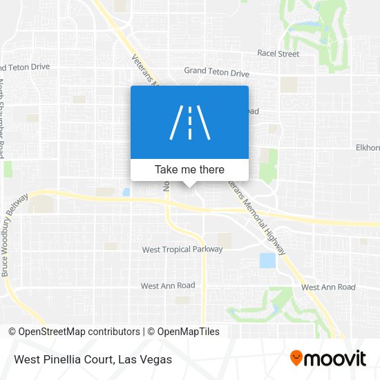 West Pinellia Court map